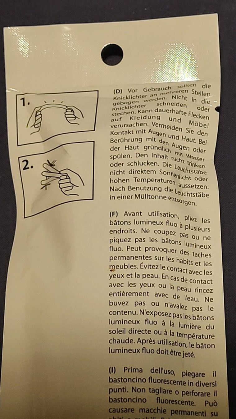Migros Jouets: Leuchtstäbe – Neuf avec emballage d'origine à Uster par gurust 2