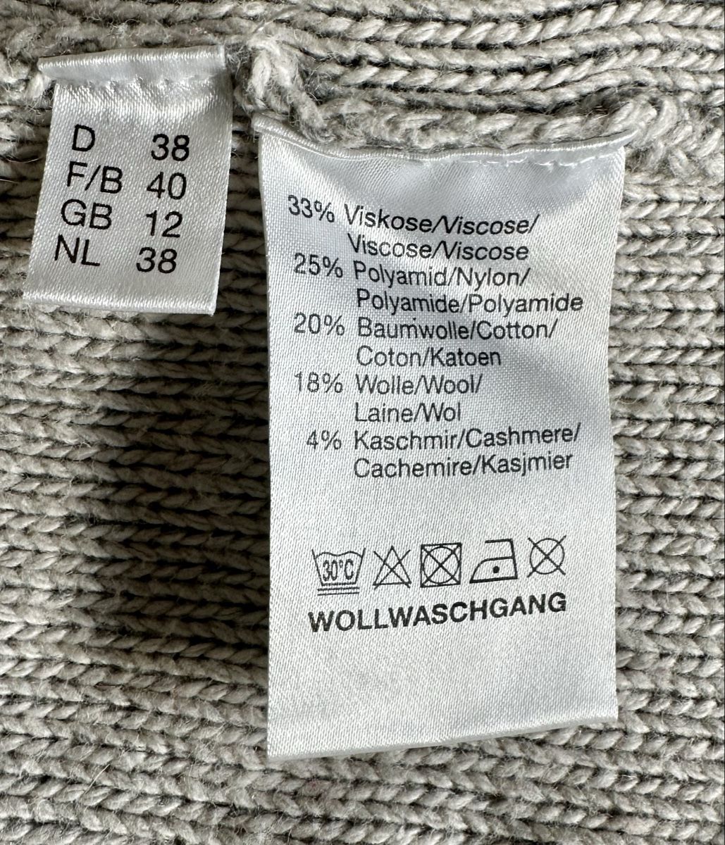 Jacken: Public Strickjacke, hellgrau- grau, sehr edel, Marke: Public – Gebraucht aus Bern von fluffy07 7