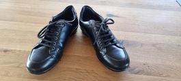 Geox Leder Halbschuhe Schwarz Grösse 40 Herren, neu