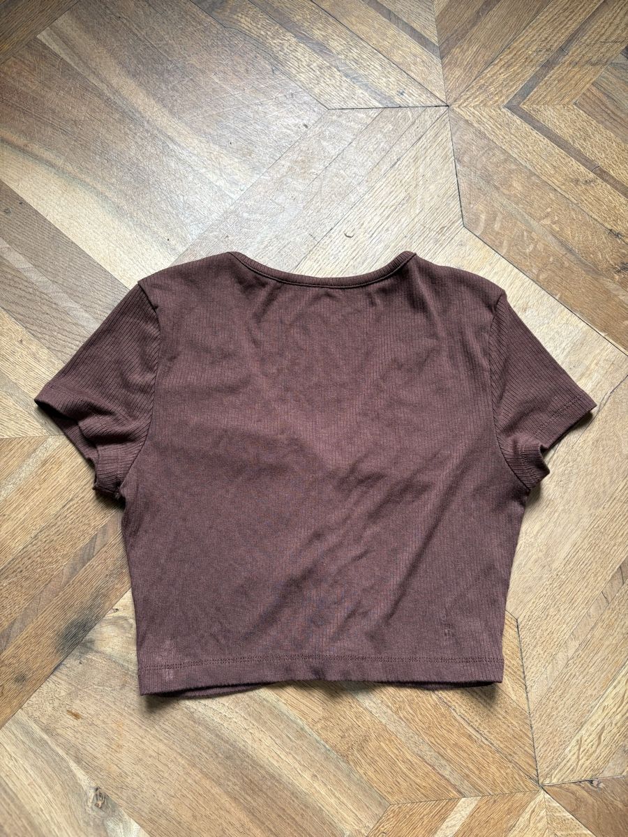 Shein Top: Crop Top, braun, Sommer Basic, Grösse S – Usato da Frauenfeld venduto da lin_77m9 1