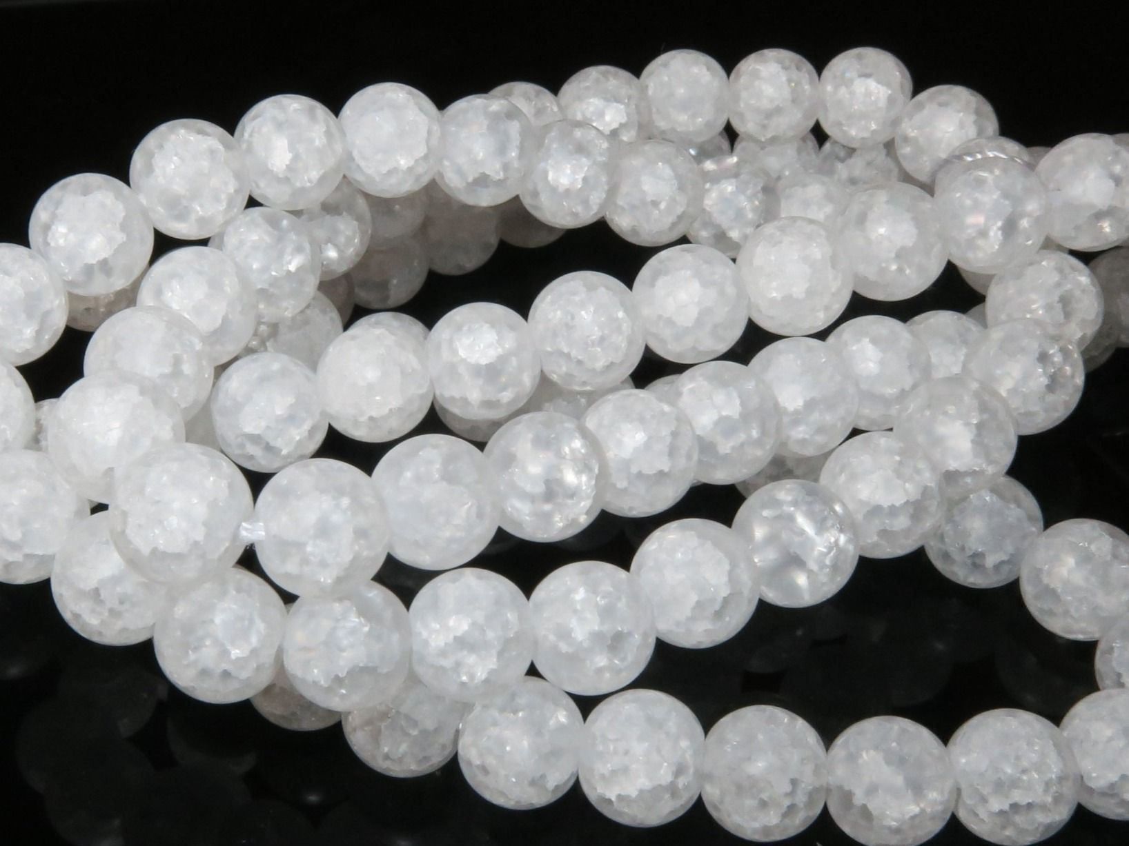 Sonstiger Schmuck: 6mm Bergkristall Strang – Neu (gemäss Beschreibung) aus Visp von steinschmuckwelt