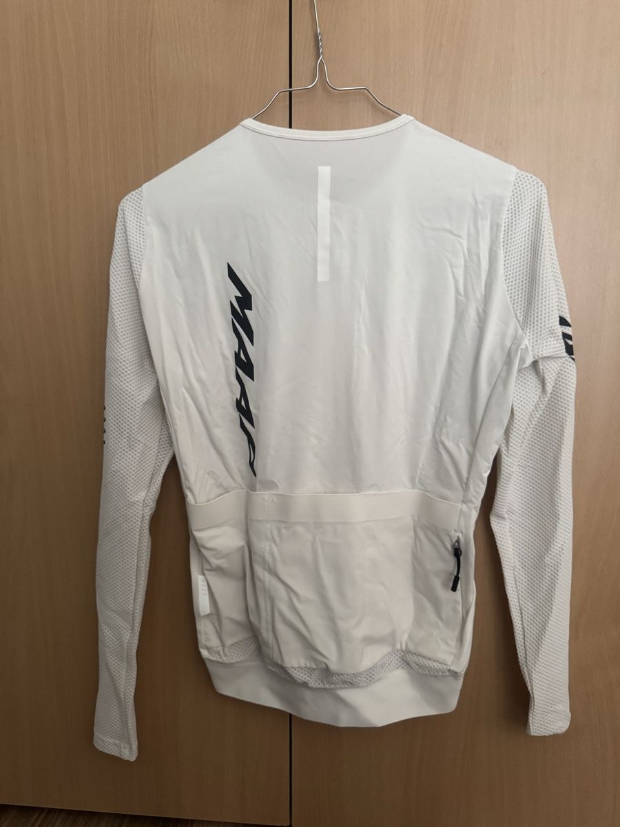 Canottiere & Pantaloni: MAAP Radtrikot langarm weiss - S – Nuovo (secondo la descrizione) da Hinwil venduto da lucanuenlist 1