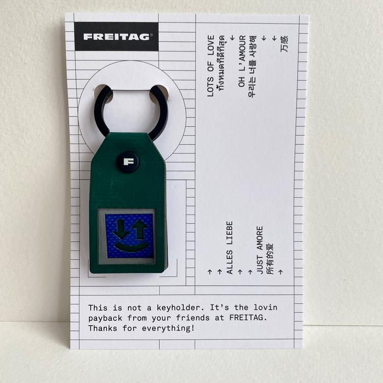 FREITAG F-750 Keyholder F-EDERATION GREEN | Acheter sur Ricardo