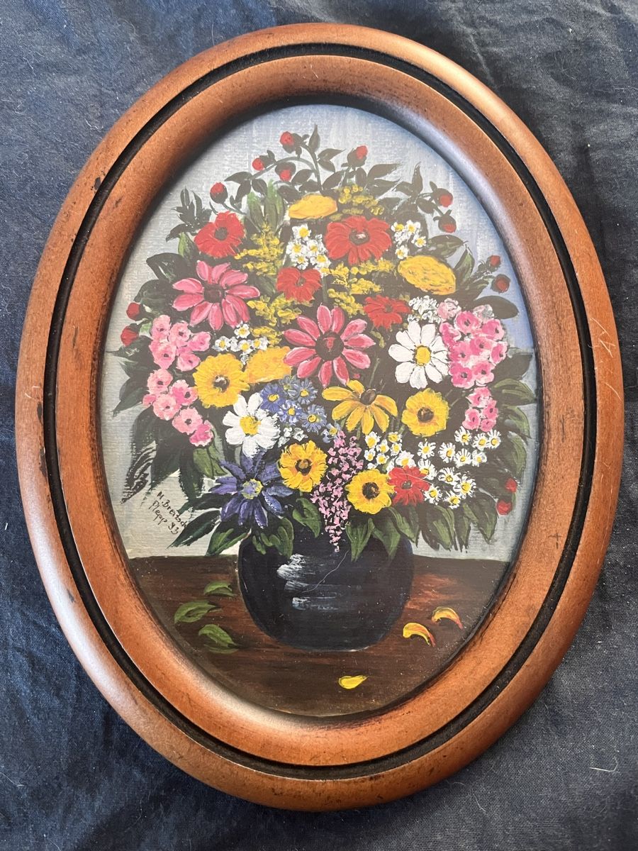 Dipinti: Florales Wandbild – Usato da Triboltingen venduto da zimtsterndli5