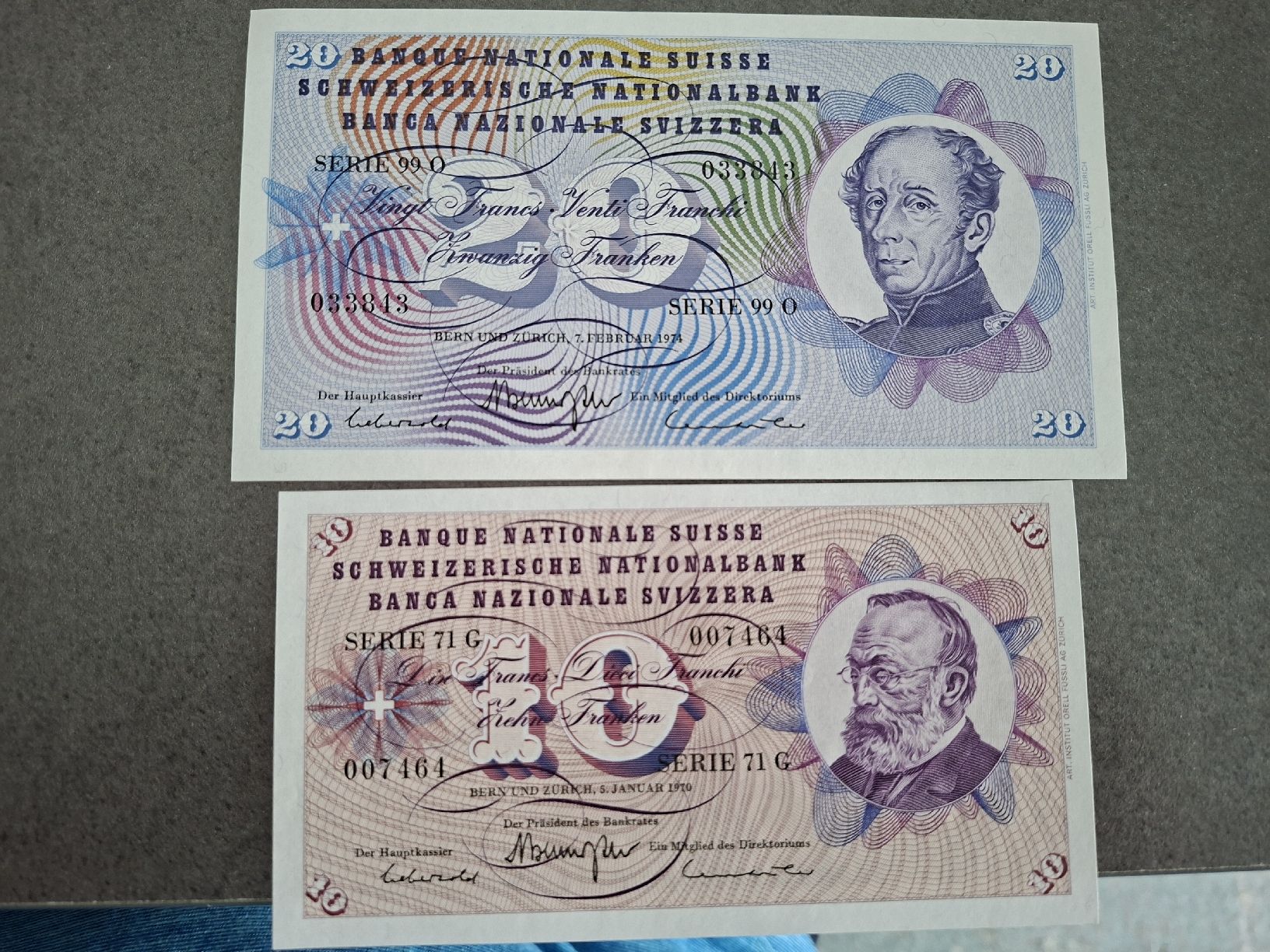 Banconote: Banknoten "Ungefaltet"-5.Emission – Usato da Horw venduto da Benny24