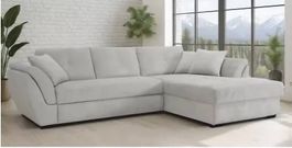 Grosszügiges Ecksofa mit Bettfunktion & Stauraum 
