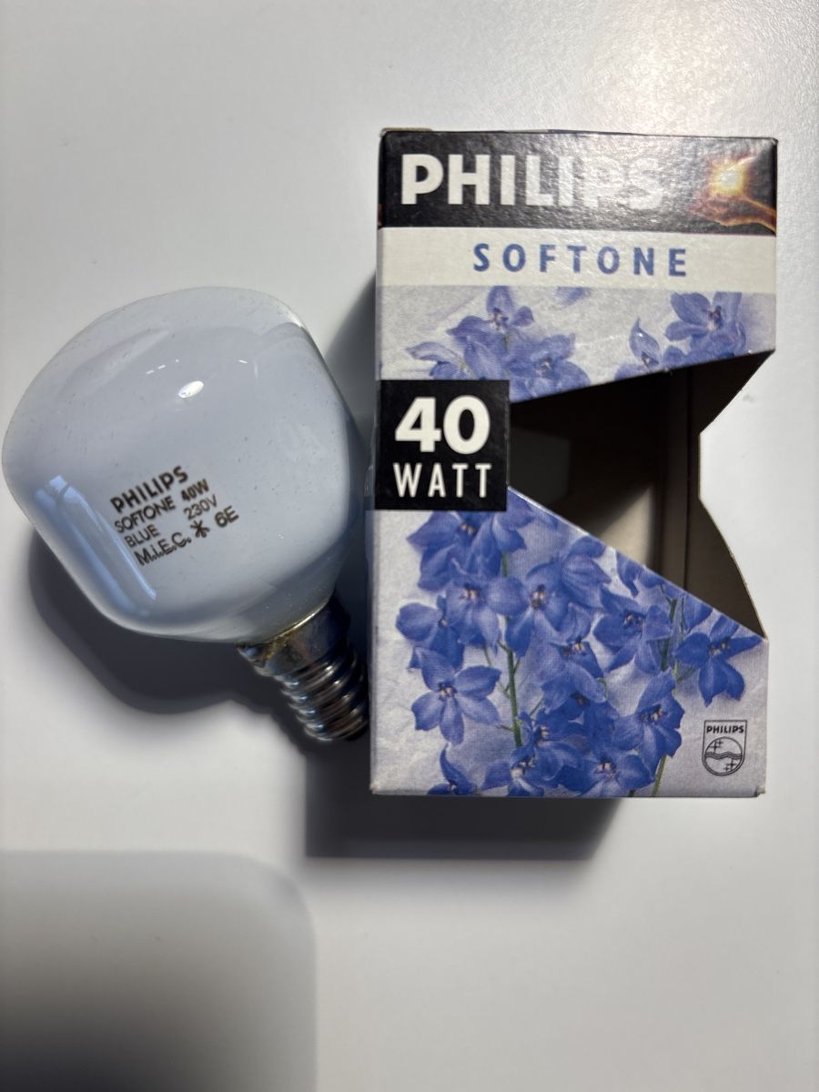 Philips Lampade: Softone Zier 40W E14 blau – Nuovo e nell'imballaggio originale da Kirchleerau venduto da koerbel 1
