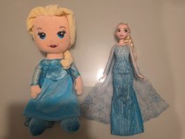 La Reine des Neiges - Poupée et peluche