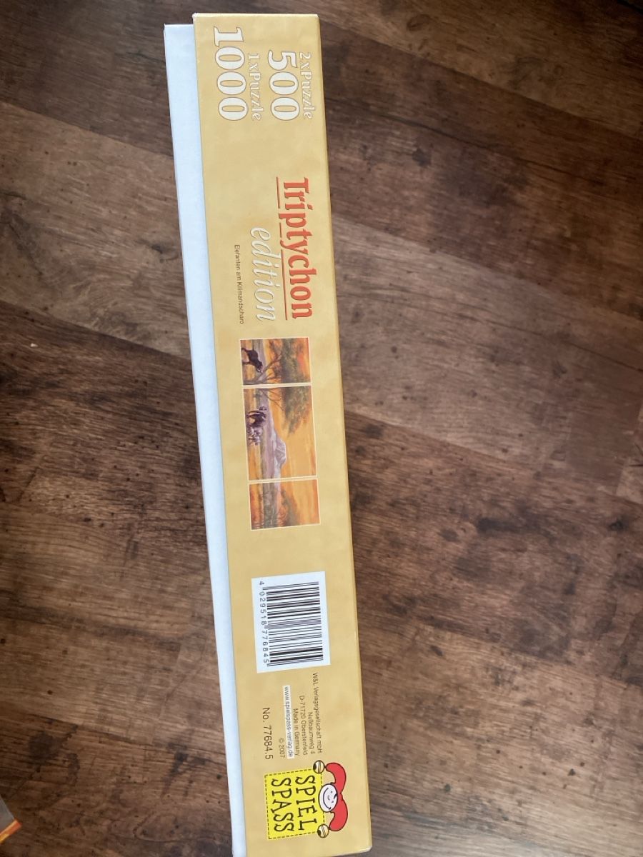 Puzzle: Puzzle Tryptichon Afrika Elefanten Savanne – Usato da Weissenburg venduto da nwacker 2