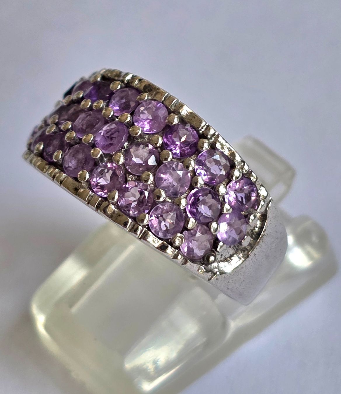 Anelli: Amethist Fingerring – Nuovo e nell'imballaggio originale da Zürich venduto da adriben 5
