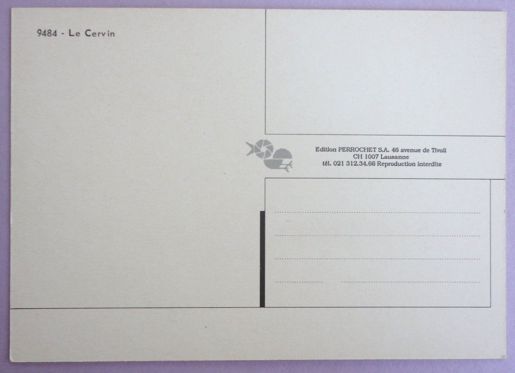 Cartes postales: Le Cervin – D'occasion à Fétigny par Billy2miny 1