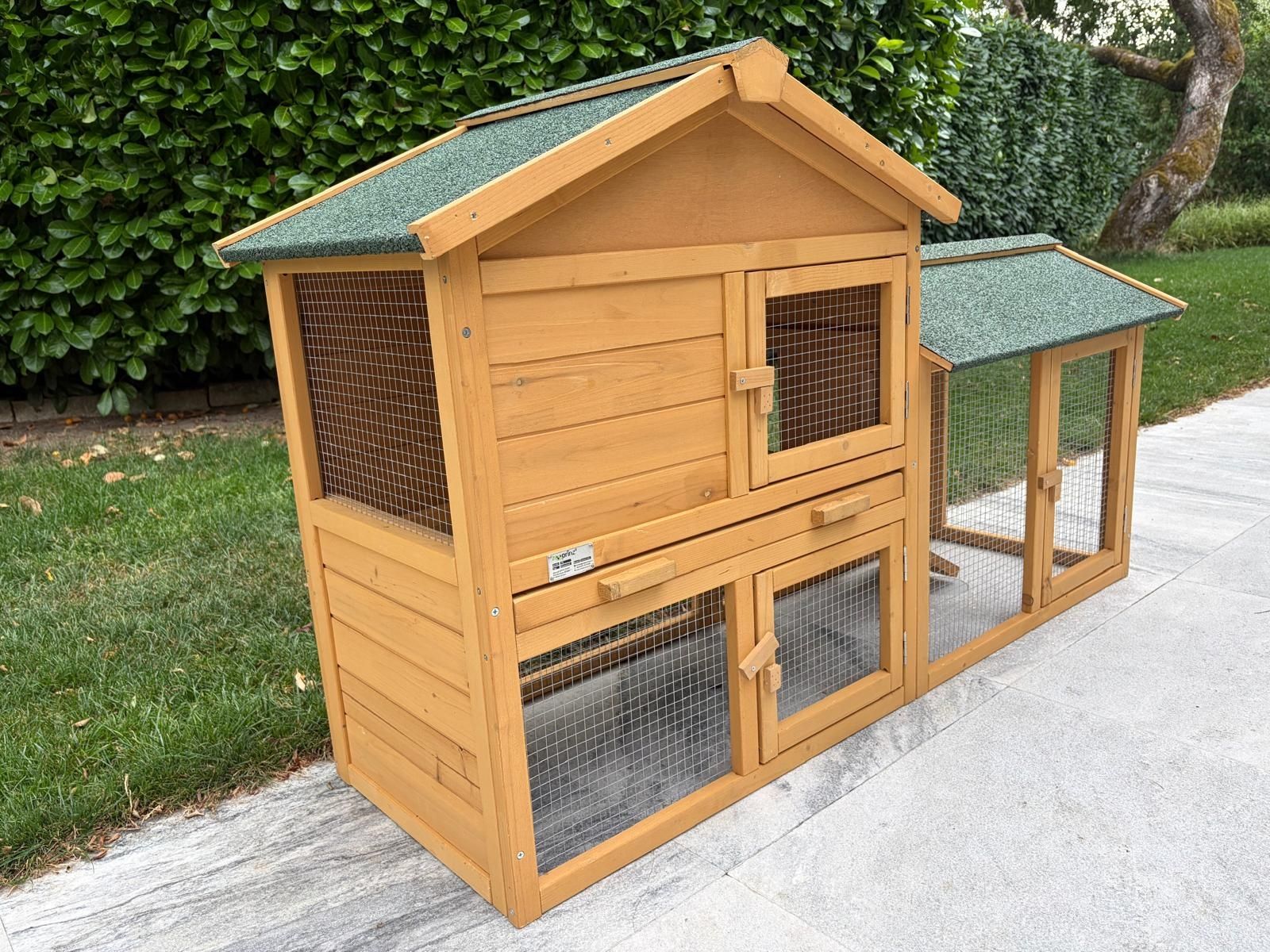 Gabbie, trasporto & Sicurezza: Hasenstall von Zooprinz, Modell: Hasenvilla – Nuovo (secondo la descrizione) da Aarau venduto da fel_c29r 1