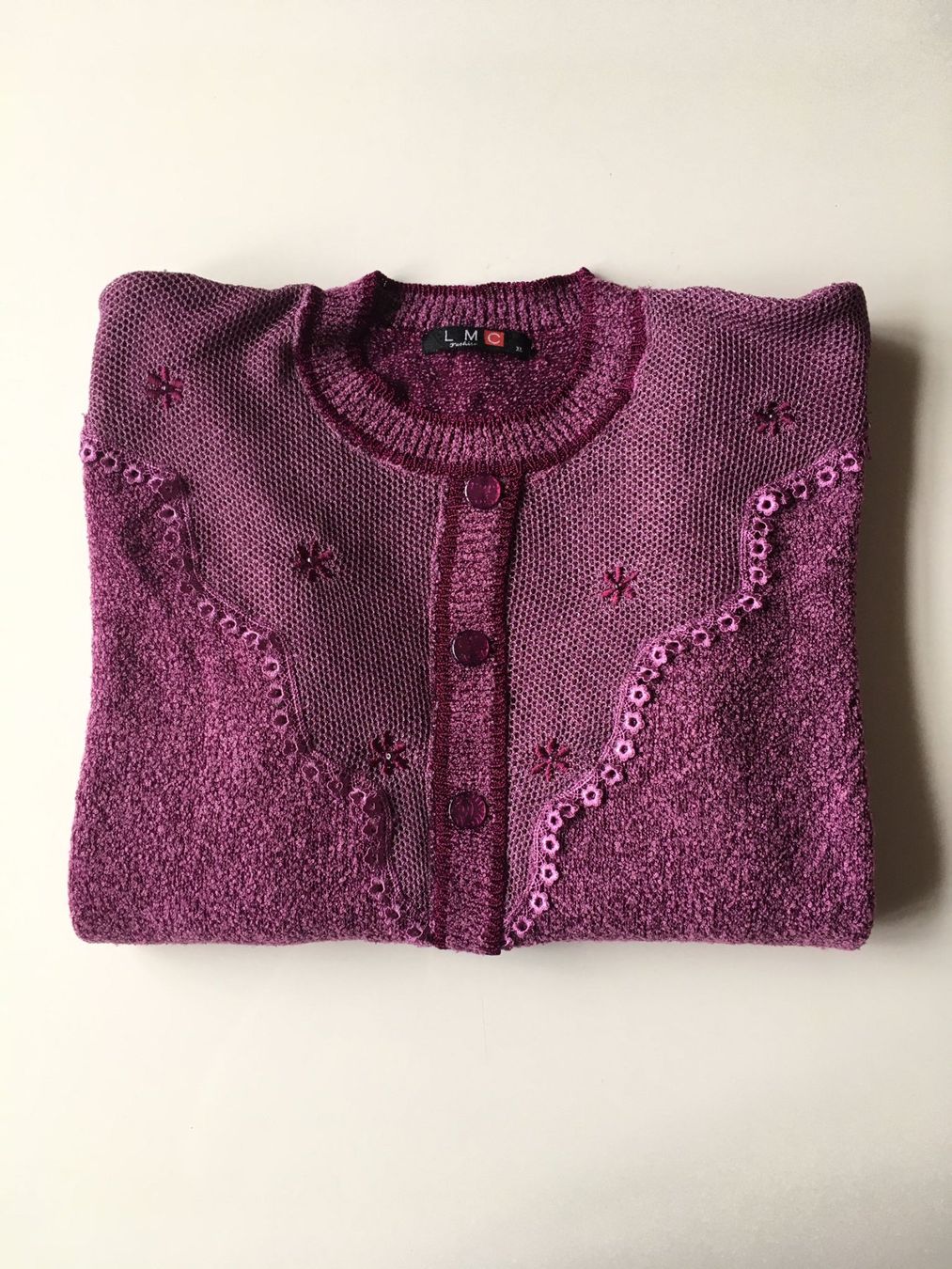 Maglioni & Felpe: Cardigan violet vintage - XL – Usato da Troinex venduto da Irisglo 8