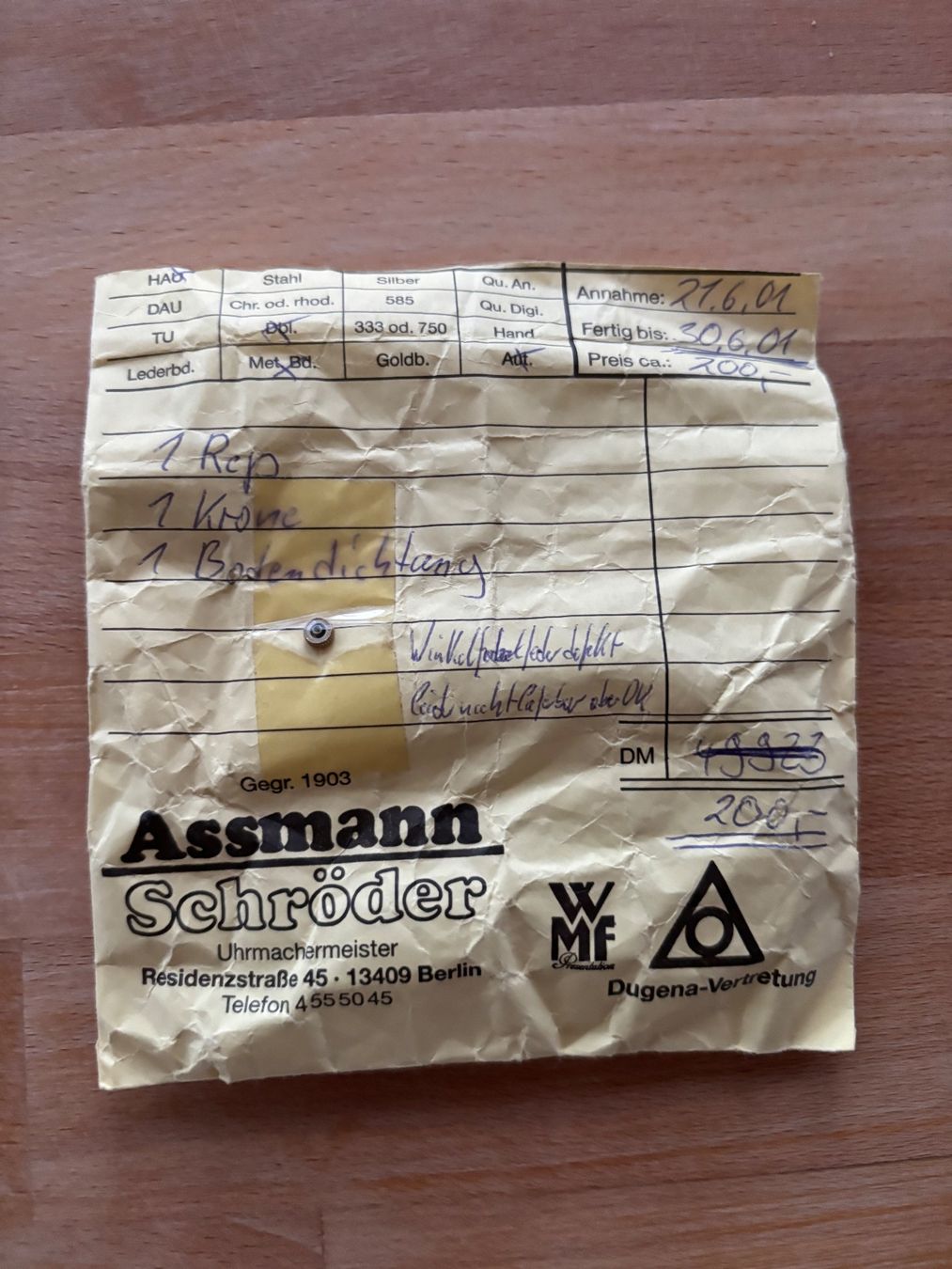 Dugena Orologi: Uhr aus den 60ern – Usato da Hindelbank venduto da igel1963 1