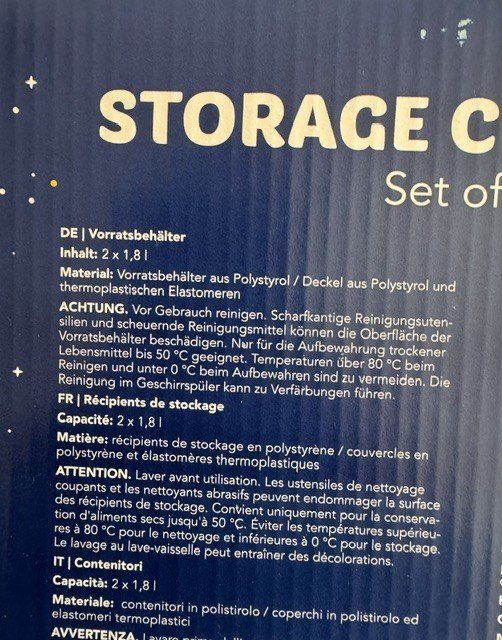 Contenitori & Simili: Vorratsbehälter Set aus Kunststoff – Nuovo e nell'imballaggio originale da Bäriswil BE venduto da Elmejor11 1