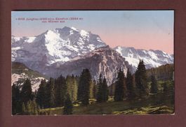 JUNGFRAU und Ebnefluh von Mürren aus - 1918