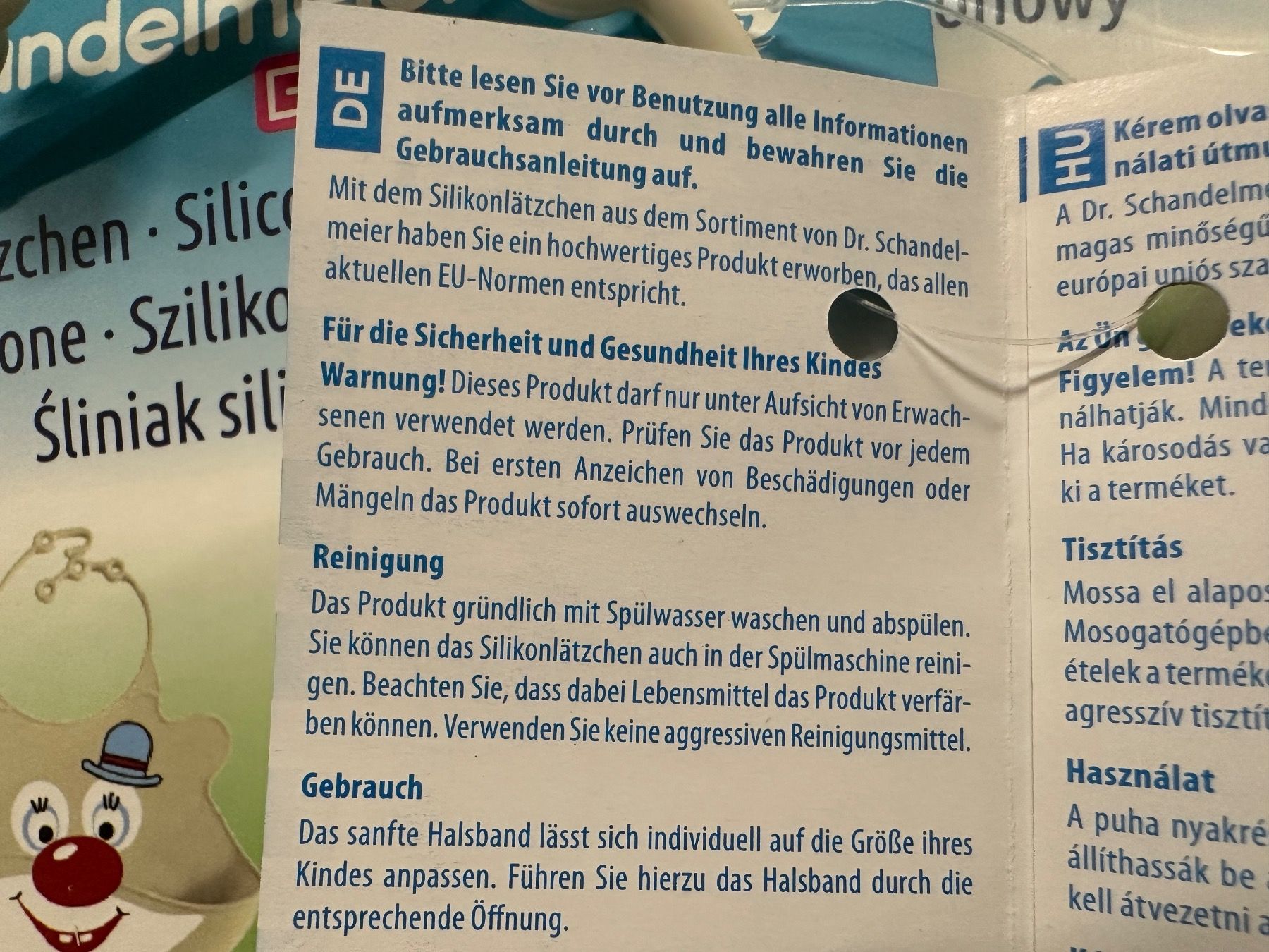 Pasti del neonato: 12 Stk. neue Silikonlätzchen von Dr.Schandelmeier – Usato da Necker venduto da liq24 4