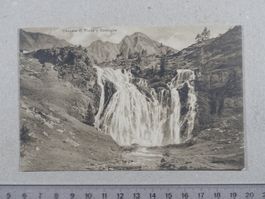 Cascata di Piora e Camoghe, 1916, Balkenstempel PIORA