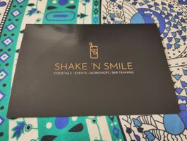 Shake'n Smile Gutschein f. Cocktail Workshop