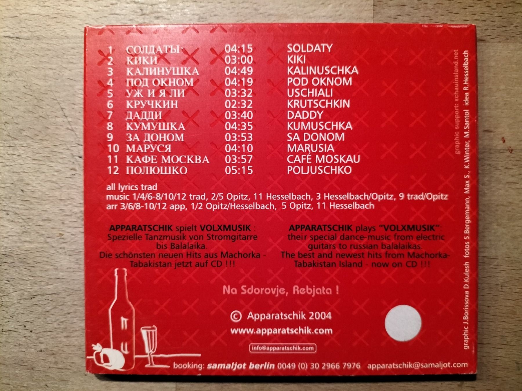 CD: Apparatschik – Aurora – Usato da Biel / Bienne venduto da Music74 3