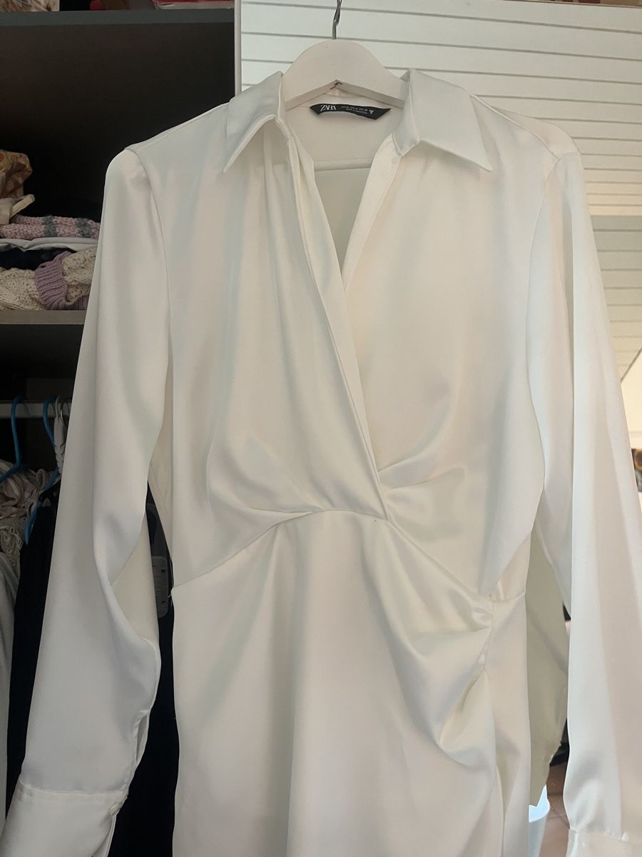 Zara Kleider: Zara Kleid weiss, neu – Neu (gemäss Beschreibung) aus Frick von Lipstik 2