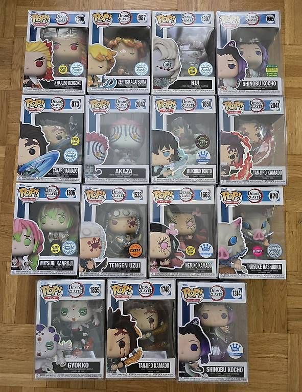 Figuren: Funko pop Demon Slayer.  – Gebraucht aus Palézieux von Erba24