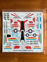 1/48 Republic F-84F Thunderstreak Decals - USAF