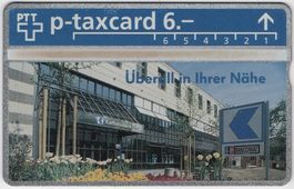 6 CHF Zürcher Kantonalbank - seltene Kunden Taxcard