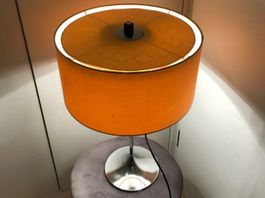 WILA -  Chrom Tischlampe Space Age  Tulip