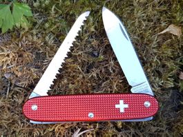 alox old cross Sackmesser VICTORINOX Woodsman Couteau rar