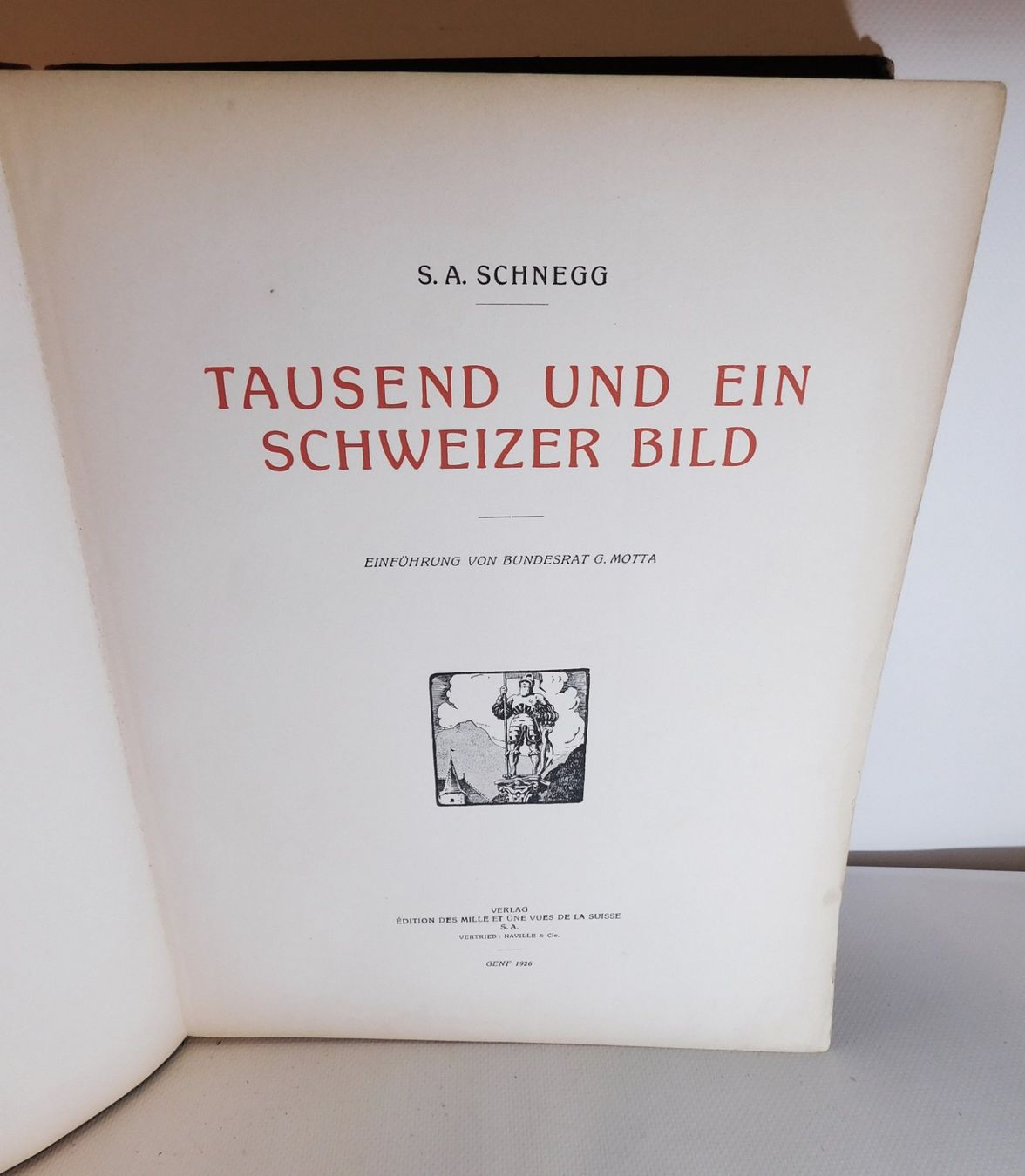 Livres: Tausend Und Ein Schweizer Bild 1926er – D'occasion à Emmenbrücke par Ulisse-22 3