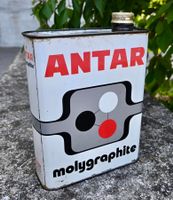 Vintage Öldose / Bidon ANTAR 2 France 2 Liter Molygraphite