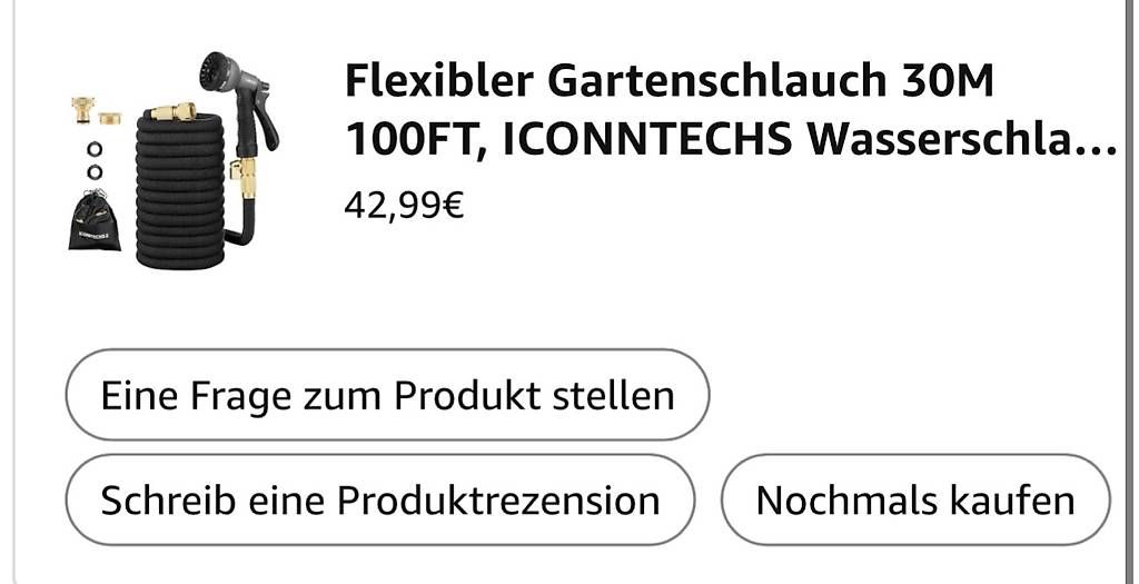 Tuyaux & tubes: Gartenschlauch – D'occasion à Cham par VStore 1