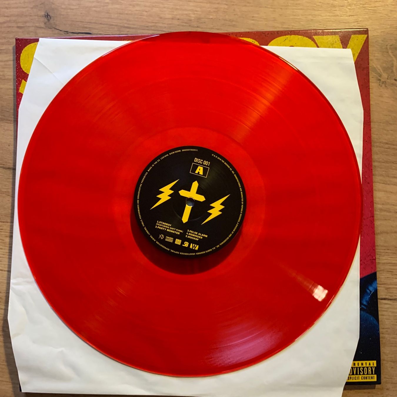 Schallplatten: THE WEEKND - STARBOY...OG EU 2017...EX/EX – Gebraucht aus Gals von Diskopatshop 3