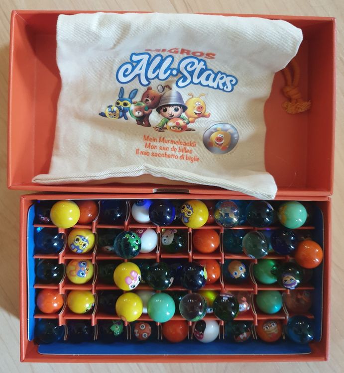 Migros Billes: Migros Sammelbox "All Stars" – D'occasion à Jona par Humpys 1