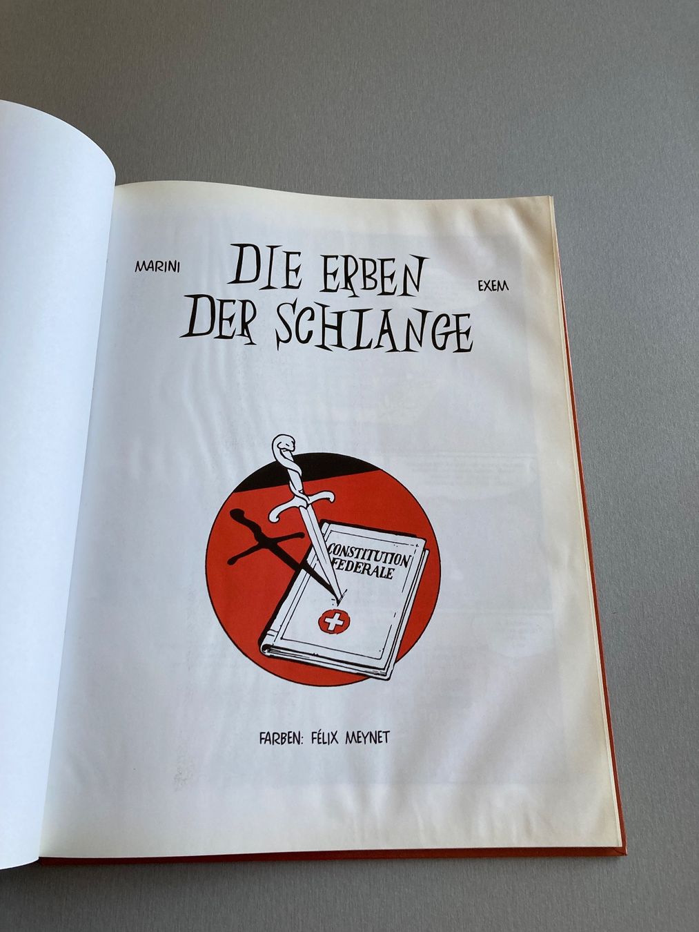 Comics: Comicband Die Erben der chlange – Gebraucht aus Wald ZH von Liedermacher 2