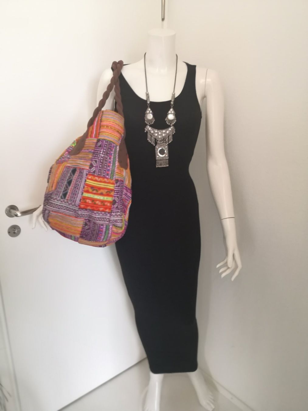 Taschen für Damen: 🤩BOHO-CHIC HANDGEMACHTE ETHNO PATCHWORK XXL TASCHE NEU – Neu (gemäss Beschreibung) aus Olten von Naja-Twins-Twins 2