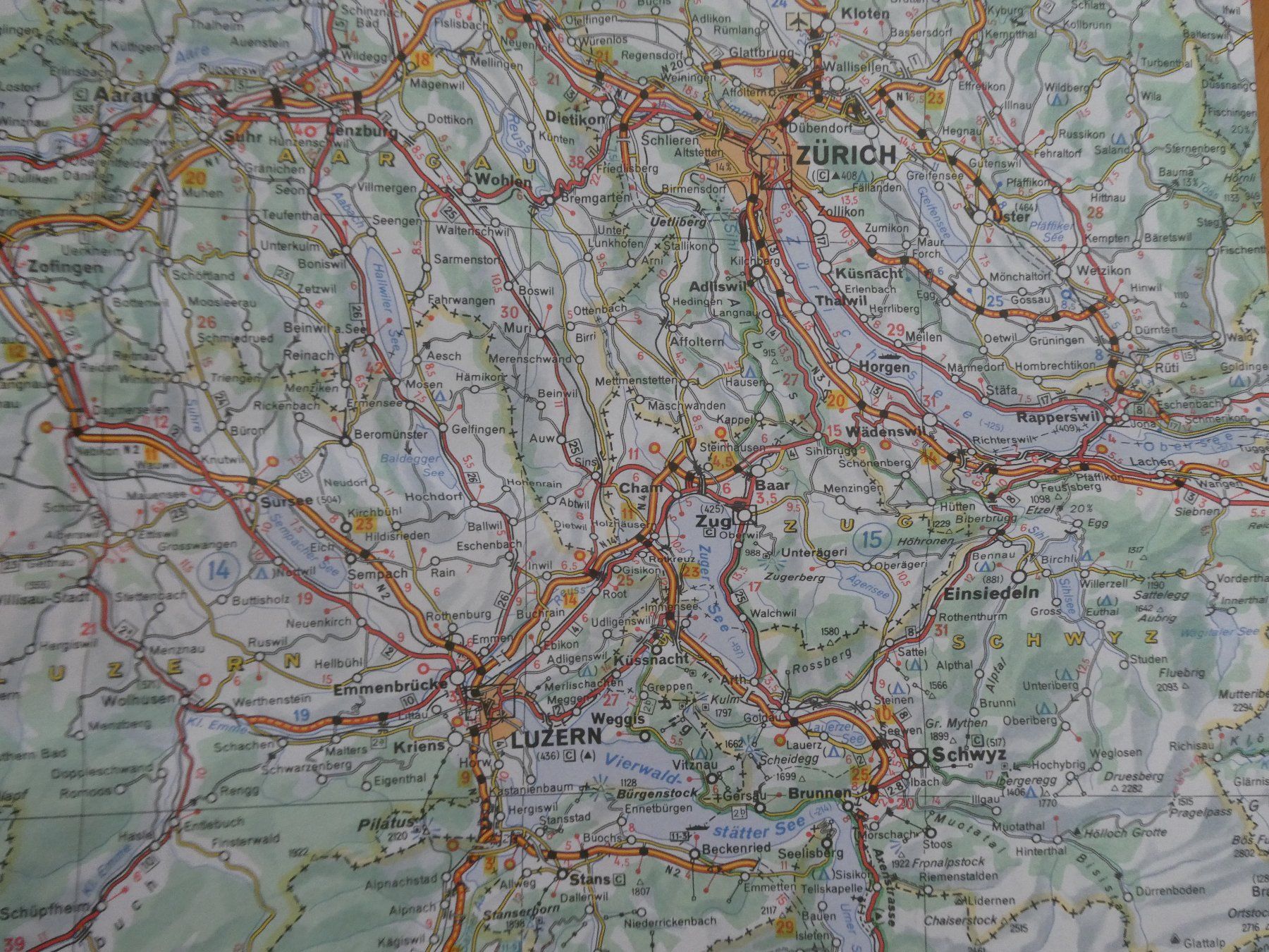 Cartine & Atlanti: Landeskarte Schweiz – Usato da Rickenbach venduto da urs_7ff8 3
