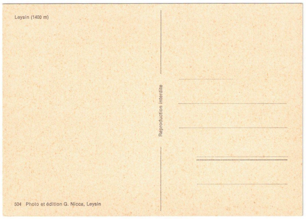 Cartoline postali: Leysin - 3 Bild AK – Usato da Binningen venduto da Mountainrider 1