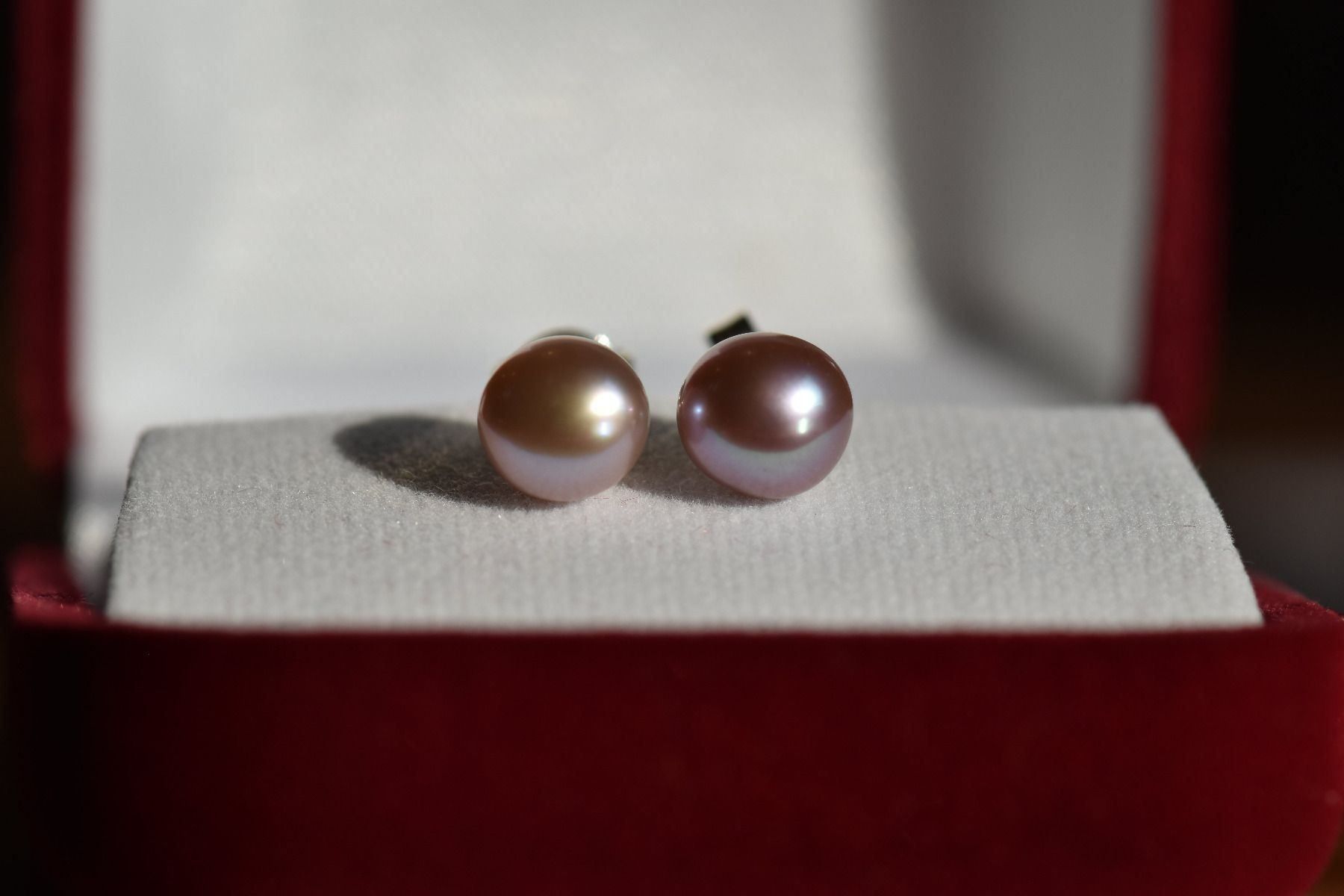 Orecchini pendenti & Orecchini a lobo: Natural Pink Perlen Silver Ohrring – Nuovo (secondo la descrizione) da Bévilard venduto da Yougems 2