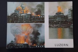 AK Luzern, Bahnhofbrand 1971