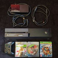 Xbox One mit Controller, Just Cause 3 und Zubehör