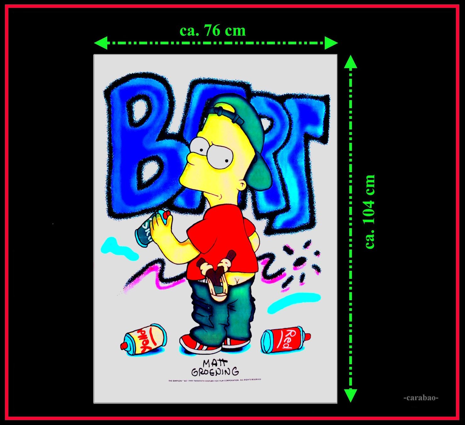 Fahnen: Fahne *Bart Simpson* - Nr. J-5923 – Neu (gemäss Beschreibung) aus Winterthur von --carabao-- 2