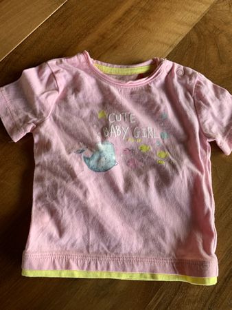 Süsse s.Oliver T-Shirt Gr. 50/56, Baby Girl Shirt Walfisch