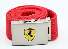 Ferrari Gürtel, Rot, Canvas, Top Zustand