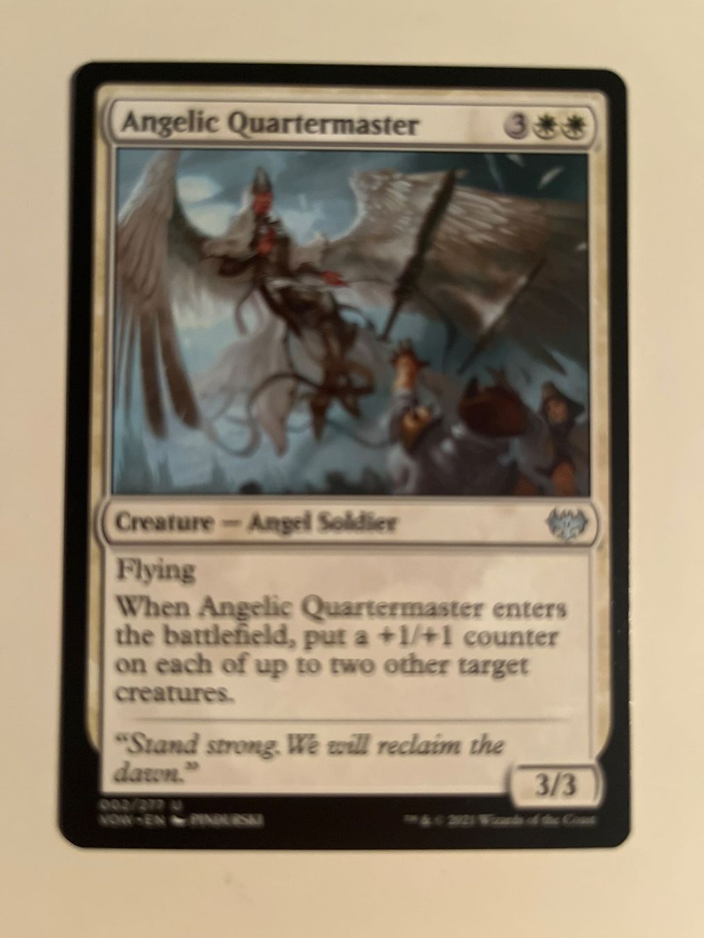 Magic The Gathering Cartes à collectionner: 1 x Angelic Quartermaster - Magic: The Gathering - MtG – D'occasion à Kriens par Shadi1980