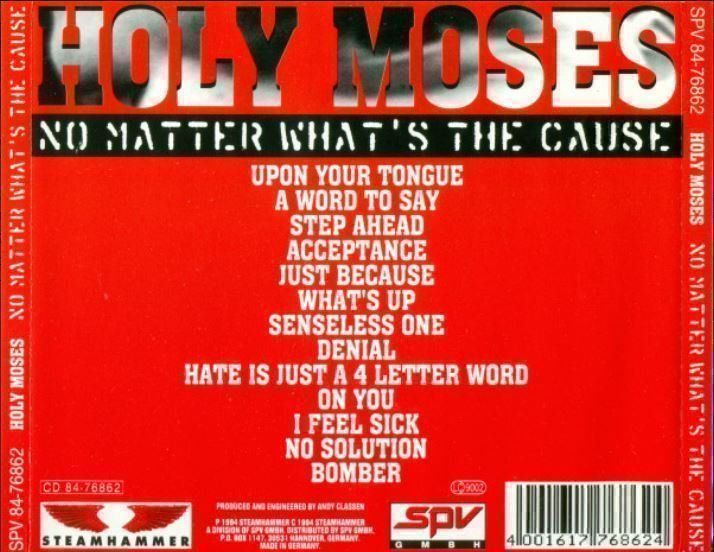 CD: Holy moses - No... – Usato da St-Cergue venduto da VeganWarrior 1