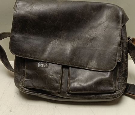 Vintage Ledertasche Umhängetasche Messenger Bag, (em67)