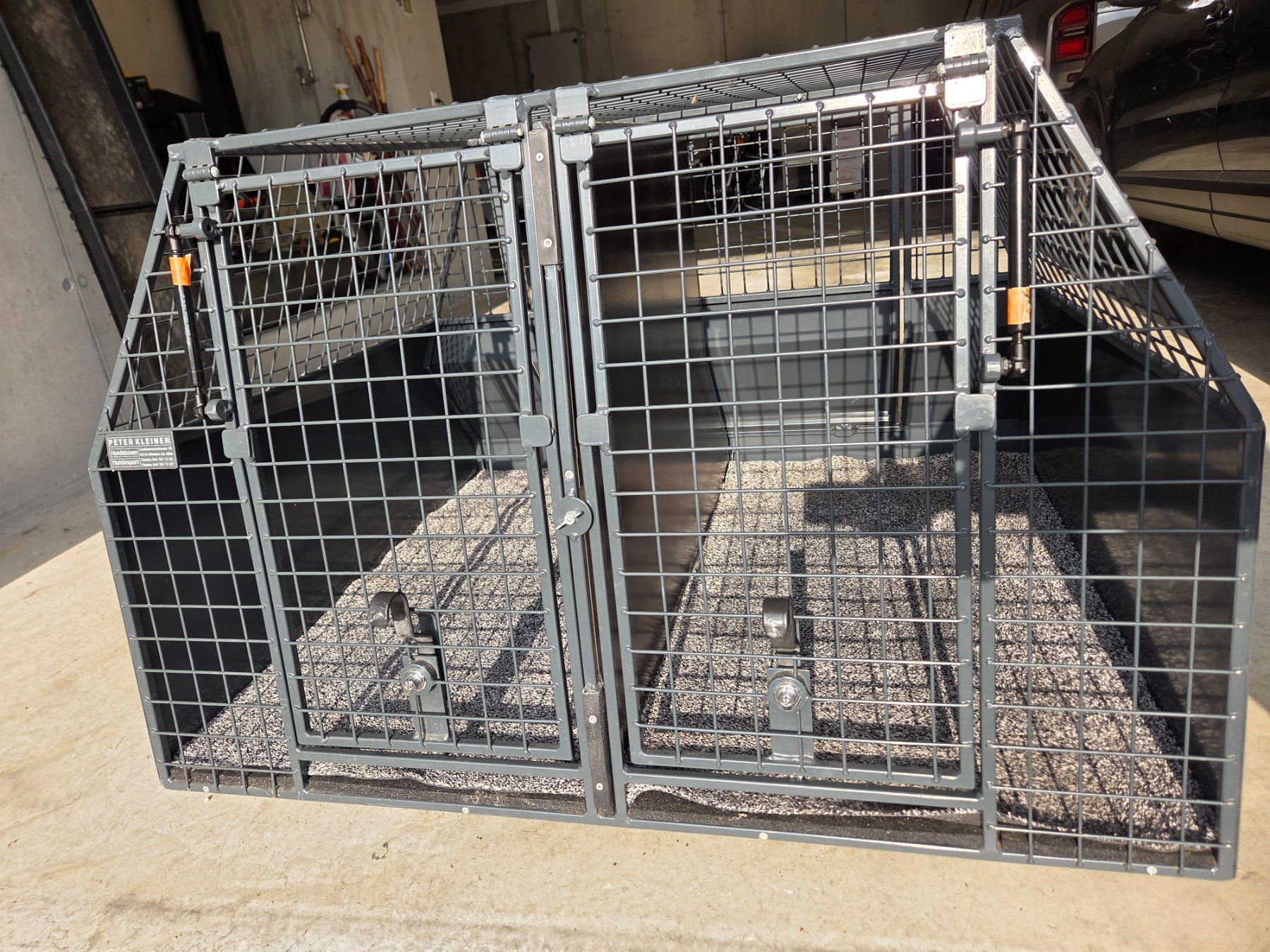 Gabbie, trasporto & Sicurezza: Doppelhundebox Kleiner – Usato da Bettlach venduto da Franz58