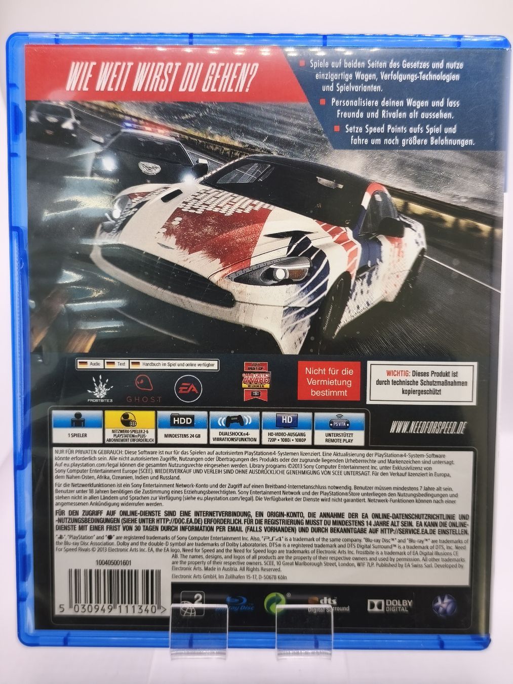 Sony Giochi: Need for Speed Rivals PS4 - Course Poursuite Intense! – Usato da Conthey venduto da Th3gr4yf0x 1